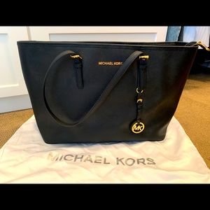 Large Michael Kors Black Tote